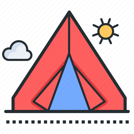 Tent, camping, hike, tourism icon - Download on Iconfinder