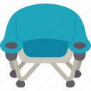 long, back, chair, camping, couch