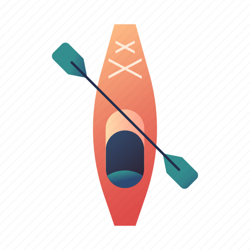 Camping, canoe, canoeing, kayak, kayaking, outdoors, water sport icon - Download on Iconfinder