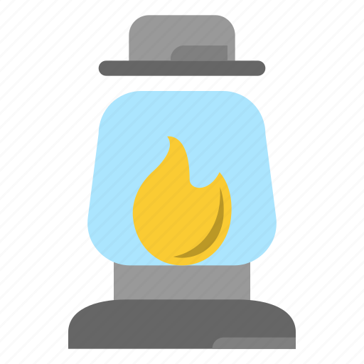 Camping, fire, lamp, light, oil icon - Download on Iconfinder