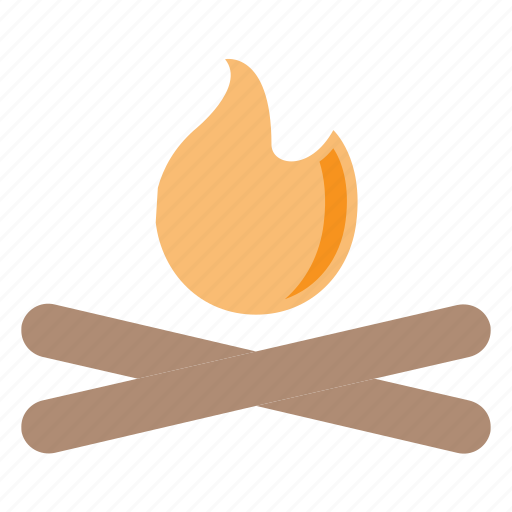 Bonfire, camping, fire, light icon - Download on Iconfinder
