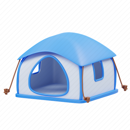 Tent, camp, camping, outdoor, holiday, hiking, adventure 3D illustration - Download on Iconfinder