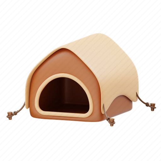 Tent, camp, camping, outdoor, holiday, vacation, travel 3D illustration - Download on Iconfinder