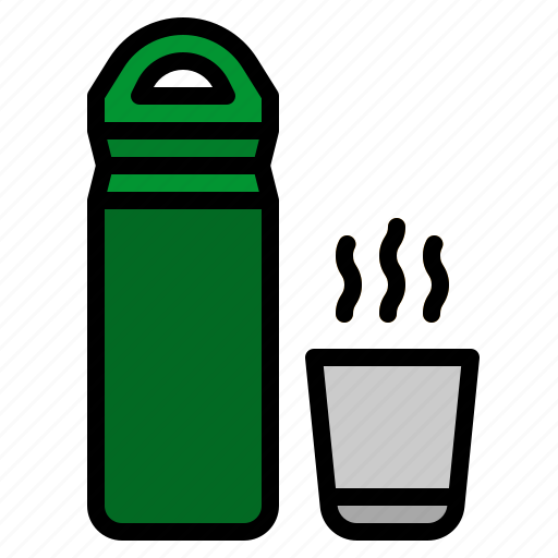 Bottle, camping, flask, thermo, water icon - Download on Iconfinder