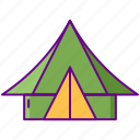 family, tent, camping