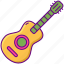 guitar, music, instrument 