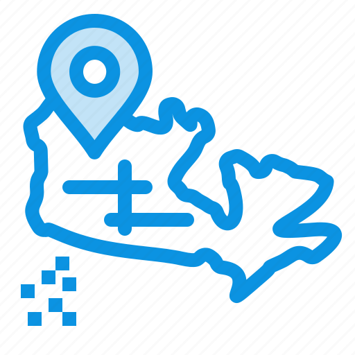 Canada, location, map icon - Download on Iconfinder