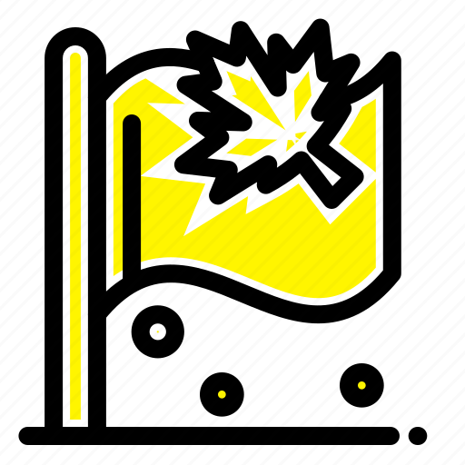 Canada, flag, leaf, sign icon - Download on Iconfinder