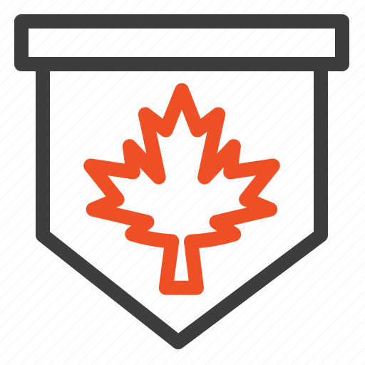 Canada, leaf, sign, tag icon - Download on Iconfinder