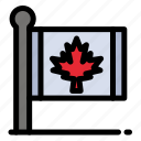 autumn, canada, flag, leaf, maple