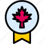 badge, canada, leaf, national, sign 