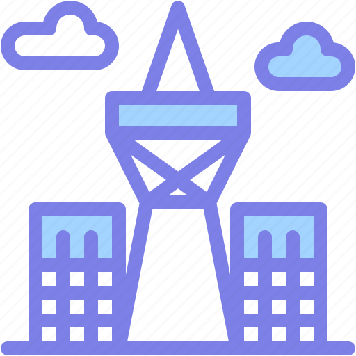 Building, canada, co, sign, tower icon - Download on Iconfinder