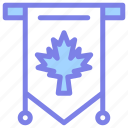 canada, flag, leaf, sign, tag