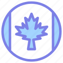 canada, flag, leaf, maple