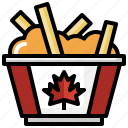 cheese, canada, poutine, traditional, french, fries