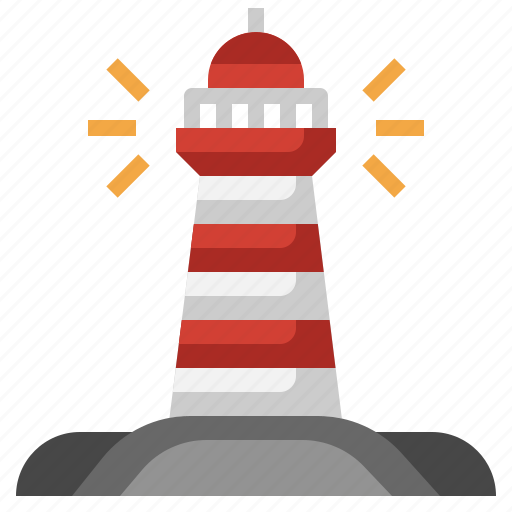 Lighthouse, sea, transportation, buildings, security icon - Download on Iconfinder