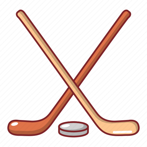 Cartoon, competition, equipment, game, hockey, object, stick icon - Download on Iconfinder