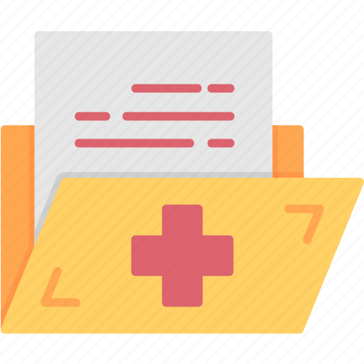 Medical, history, document, folder, information, patient, record icon - Download on Iconfinder