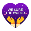 cure world, heart, hope, solidarity, cancer 
