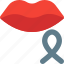 lips, ribbon, cancer, mouth 