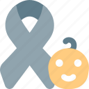 ribbon, baby, cancer, awareness