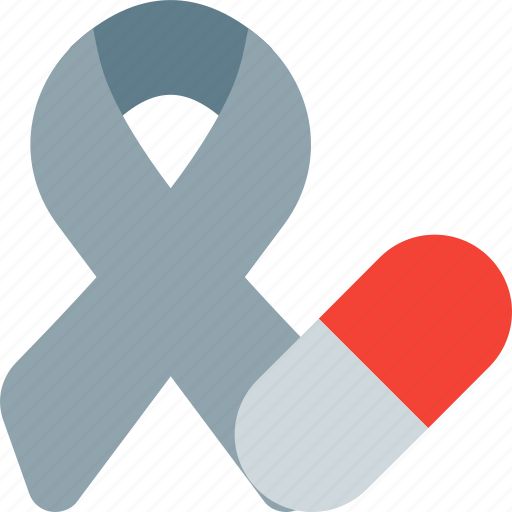 Ribbon, capsule, medicine, cancer icon - Download on Iconfinder