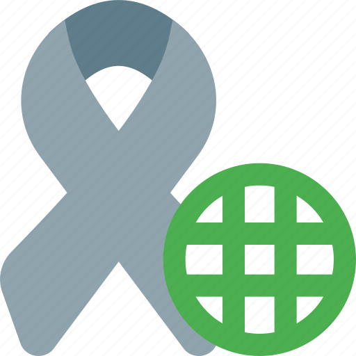 Ribbon, globe, world, cancer icon - Download on Iconfinder