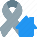 ribbon, home, cancer, isolation