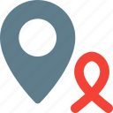 ribbon, location, cancer, pointer