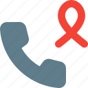 ribbon, phone, contact, cancer