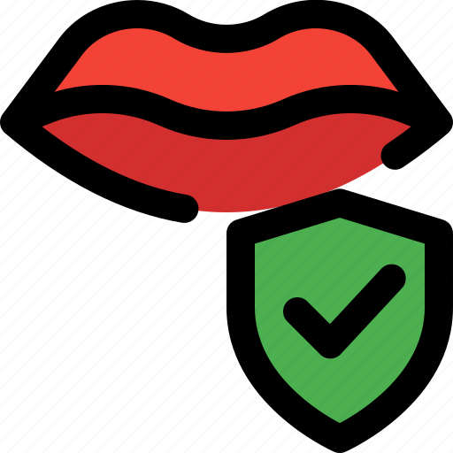Lips, protection, cancer, shield icon - Download on Iconfinder