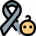 ribbon, baby, cancer, campaign