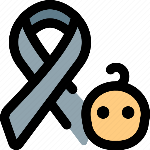 Ribbon, baby, cancer, campaign icon - Download on Iconfinder