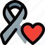 ribbon, heart, cancer, healthcare 