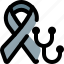 ribbon, stethoscope, cancer, treatment 