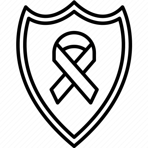 Emblem, of, cancer, awareness, ribbon, breast icon - Download on Iconfinder