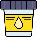 urine, sample, test, analysis, container