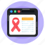 cancer ribbon, cancer awareness, cancer website, cancer awareness website, online cancer awareness 