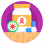 pills, drugs, medication, cancer medicines, lozenge bottle 