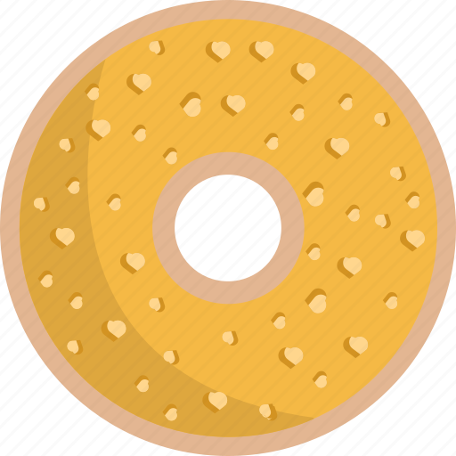 Candy, donut, orange, sweet icon - Download on Iconfinder