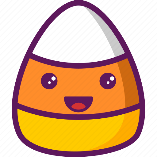 Ejomi, emoticon, stuck out tongue, candy corn icon - Download on Iconfinder