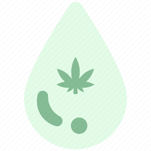 Drop, oil, cbd, cannabidiol, cannabis icon - Download on Iconfinder