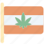 flag, marijuana, weed, cannabis, leaf 