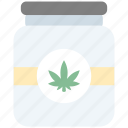 jar, cannabis, cannabidiol, cbd, bottle 