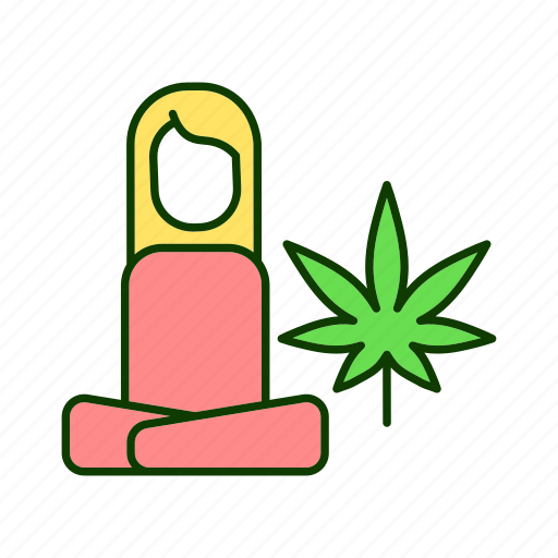 Cannabis, stress reducing, tranquility, medical marijuana icon - Download on Iconfinder