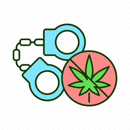 Cannabis, crime, illegal, arrest icon - Download on Iconfinder
