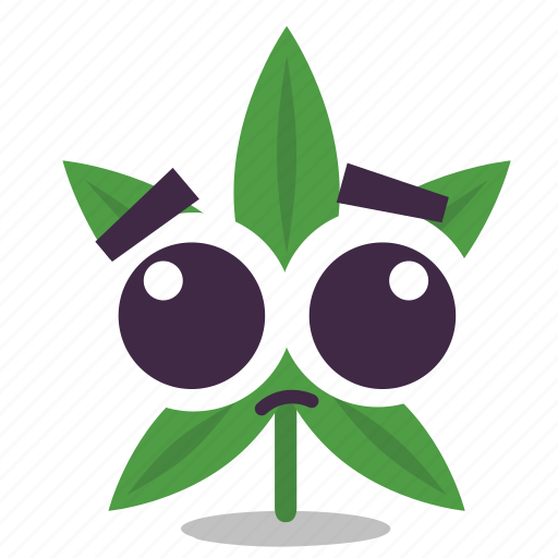 Cannabis, marijuana, sad, weed icon - Download on Iconfinder
