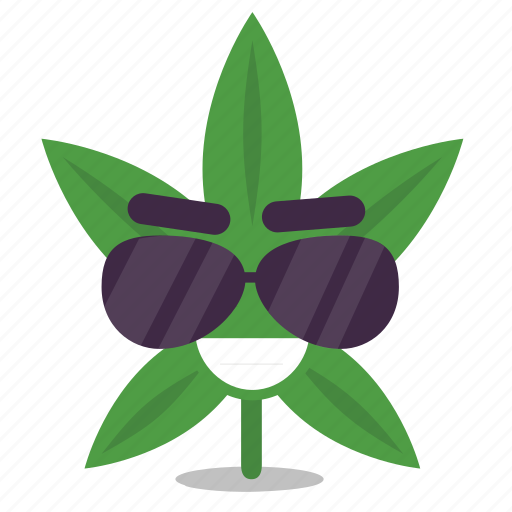 Cannabis, cool, marijuana, shades, weed icon - Download on Iconfinder