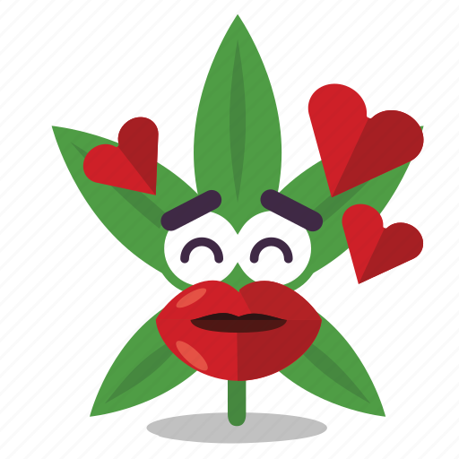 Cannabis, kiss, love, marijuana, weed icon - Download on Iconfinder