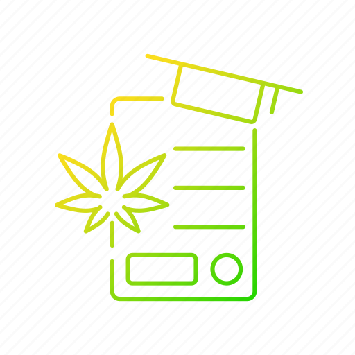 Cannabis education, cannabis industry, pharmaceutical science, academic program icon - Download on Iconfinder